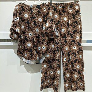 Pants w/Matching Top, BO&NIC, sample size M